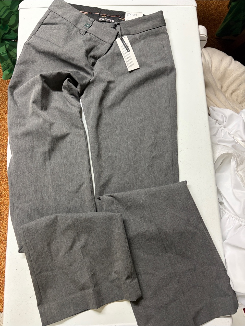 Express Men's Charcoal Gray Dress Pants